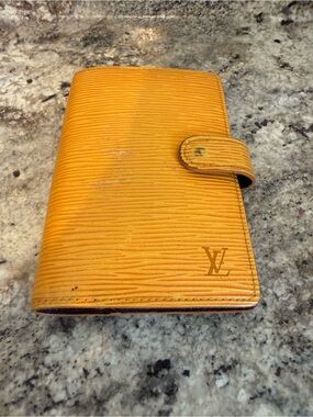 Louis Vuitton Epi Leather Agenda in Yellow